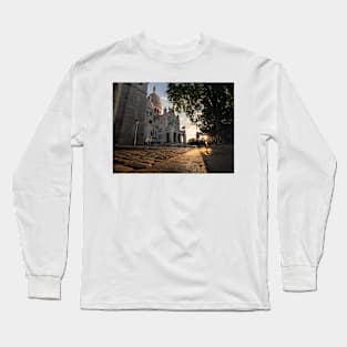 Sacre Coeur Framed at Sunrise Long Sleeve T-Shirt